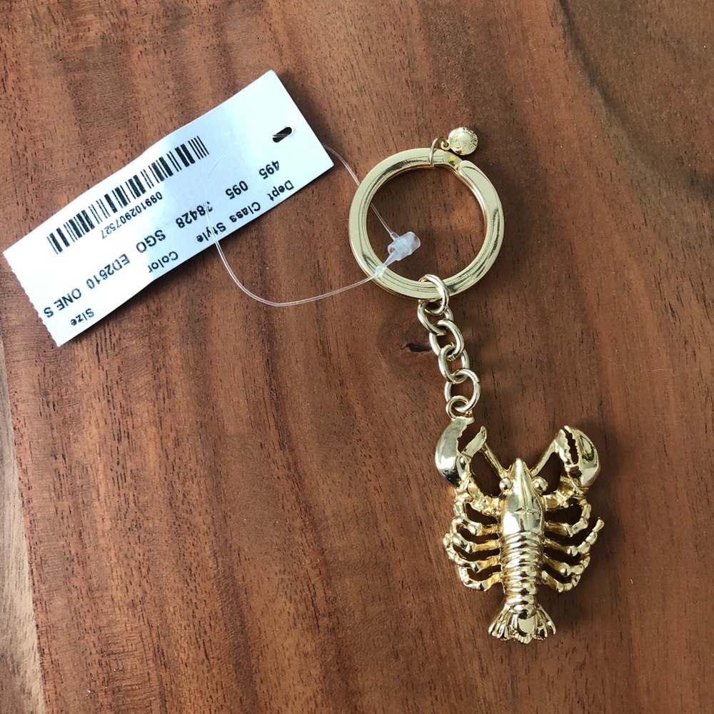J. Crew Lobster Keychain
